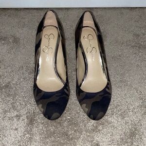 Stylish Camouflage Women's Heels